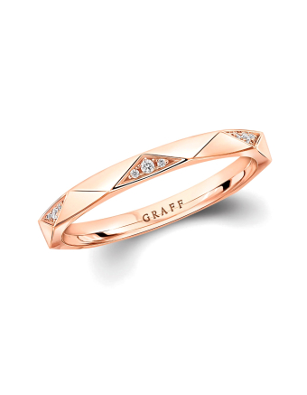 Кольцо Graff Laurence Graff Signature Faceted Diamond Wedding Band RGR995