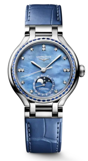 Longines PrimaLuna Moonphase 34 mm L8.126.0.97.2