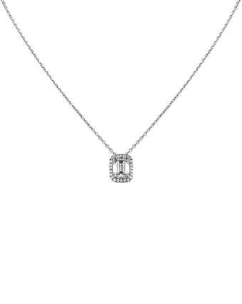 Кулон Cartier Destinée Emerald-Cut Diamond Paved N7424251