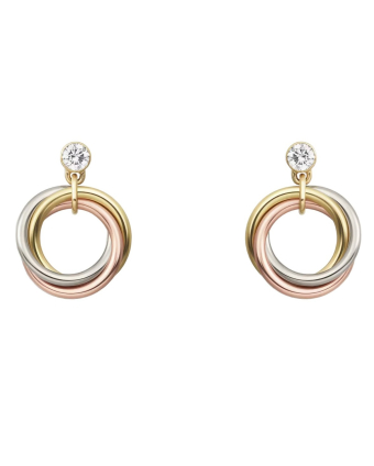 Серьги Cartier Trinity Brilliant-Cut Diamonds Earrings B8301462