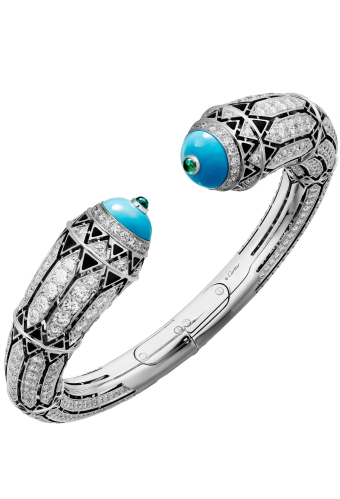 Браслет Cartier Geometrie & Contrastes Turquoise Paved H6025517