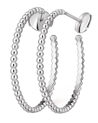 Серьги-кольца Van Cleef & Arpels Perlee Perles d'or Small VCARN9PM00