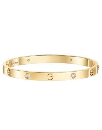 Браслет Cartier Love Bracelet 4 Diamonds Medium Model B6086517