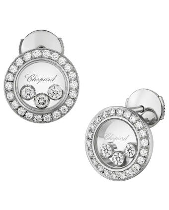 Серьги Chopard Happy Diamonds Icons Earrings 83A018-1201