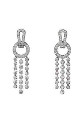 Серьги Cartier Agrafe Earrings, Brilliant-Cut Diamonds, Paved N8515314