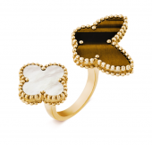 Кольцо на два пальца Van Cleef & Arpels Lucky Alhambra VCARN05800