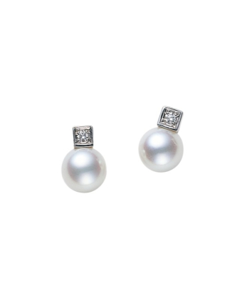 Серьги Mikimoto Pierced Earrings PE-1287PU