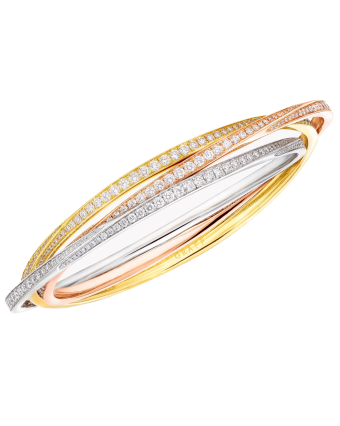 Браслет Graff Triple Spiral Pave Diamond Bangle RGB493