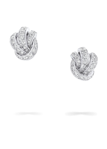 Серьги Graff Knot Pavé Diamond Stud Earrings RGE 1408
