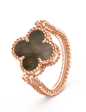 Реверсивное кольцо Van Cleef & Arpels Vintage Alhambra VCARPGV500