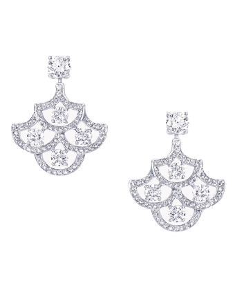 Серьги Graff Icon Silhouette Diamond Earrings RGE875