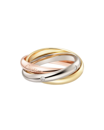 Кольцо Cartier Trinity 5 Diamonds Ring Classic Model B4236400