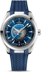 Omega Seamaster Aqua Terra 150M Co-Axial Master Chronometer GMT Worldtimer 43 mm 220.12.43.22.03.001