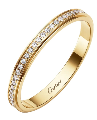 Обручальное кольцо Cartier d'Amour Paved 2.3 mm B4246800