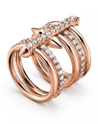 Кольцо Tiffany Titan by Pharrell Williams Five-row Ring 75363516