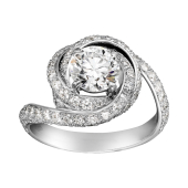 Кольцо для помолвки Cartier Trinity Ruban N4250446