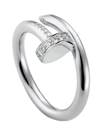 Кольцо Cartier Juste un Clou Diamonds Ring Classic Model B4092700
