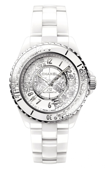 Chanel J12 Quartz White Ceramic H6477