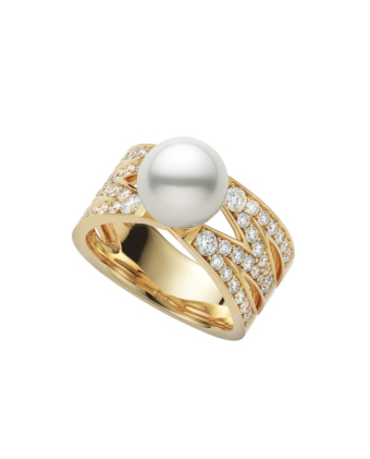 Кольцо Mikimoto M Signature Ring PYR1815K