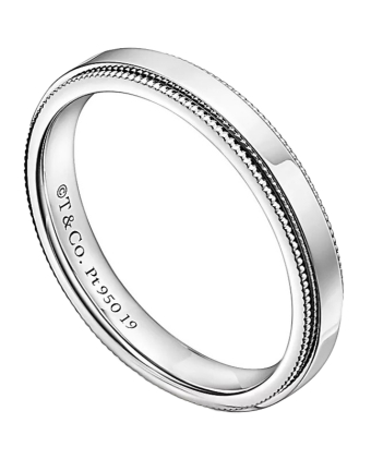 Обручальное кольцо Tiffany Together Milgrain Band Ring 74788475