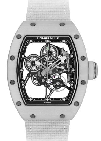 Richard Mille RM 55-01 Manual Winding White Quartz TPT 37.9 x 47.3 mm