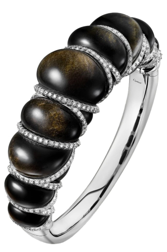 Браслет Cartier Libre Tressage Obsidian Diamonds N6725417