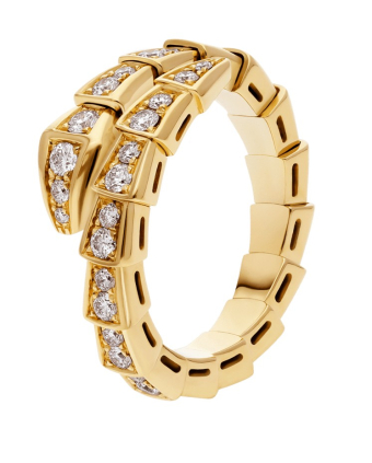 Кольцо Bvlgari Serpenti Viper One-Coil Ring 357494