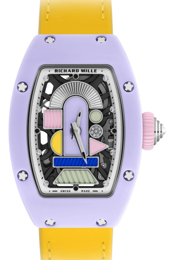Richard Mille RM 07-01 Automatic Winding Coloured Ceramics Lavender 31.4 x 42.53 mm