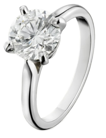 Кольцо для помолвки Cartier 1895 Solitaire Brilliant-Cut Diamond N4163652