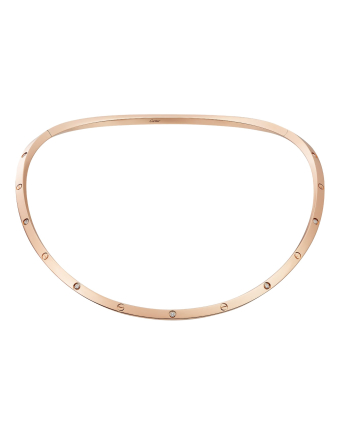 Колье Cartier Love Torque Necklace 10 Diamonds N7424355