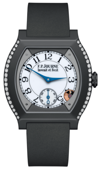 F.P. Journe Elegante 40 mm Titalyt® 2 Rows of Diamonds Anthracite
