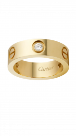 Кольцо Cartier Love Ring 3 Diamonds, артикул: B4032400