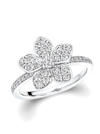 Кольцо Graff Wild Flower Pavé Diamond Ring RGR848