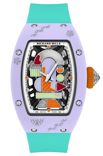 Richard Mille RM 07-01 Automatic Winding Coloured Ceramics Lavender Pink 31.4 x 42.5 mm