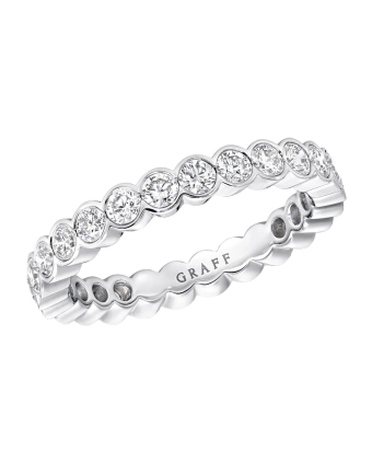 Обручальное кольцо Graff Classic Graff Bezel Set Round Diamond Wedding Band RGET028