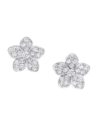 Серьги Graff Wild Flower Pave Diamond Stud Earrings GRE1666