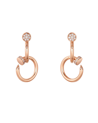 Серьги Cartier Juste un Clou Double Diamonds Earrings B8301503