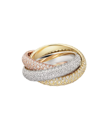 Кольцо Cartier Trinity Paved Ring Large Model N4778300