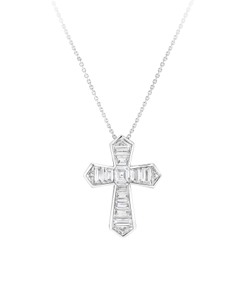 Крест Graff Classic Graff Baguette Cut Diamond Cross Pendant RGP002