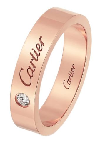Обручальное кольцо Cartier C de Cartier 1 Diamond B4210752