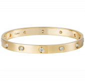 Браслет Cartier Love Bracelet 10 Diamonds, артикул: B6040517