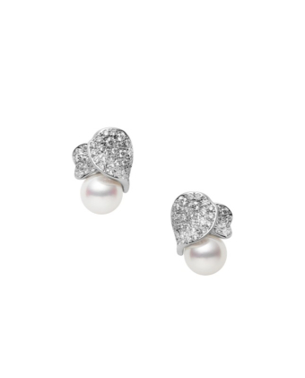 Серьги Mikimoto Les Petales Place Vendome Pierced Earrings PE-1690PU