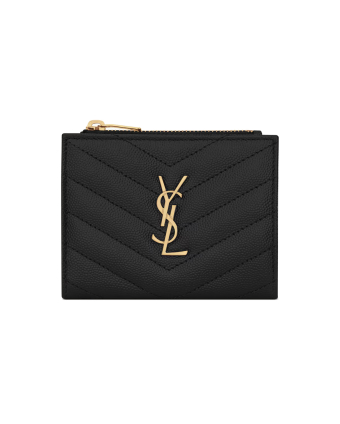 Кардхолдер Saint Laurent Cassandre Matelasse Bi-Fold Wallet In Grain De Poudre Leather