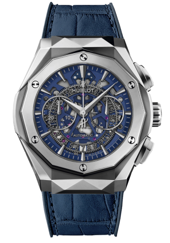 Hublot Classic Fusion Aerofusion Chronograph Orlinski Titanium Blue 45 mm 525.NX.5170.RX.ORL21