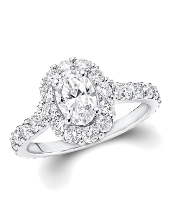 Кольцо для помолвки Graff Icon Oval Diamond Engagement Ring RGR619