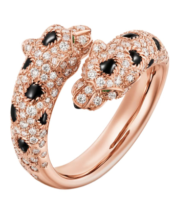 Кольцо Cartier Panthere de Cartier Ring Semi-Paved N4802600