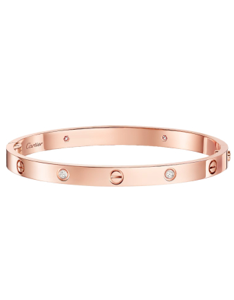 Браслет Cartier Love Bracelet 4 Diamonds Medium Model B6085717