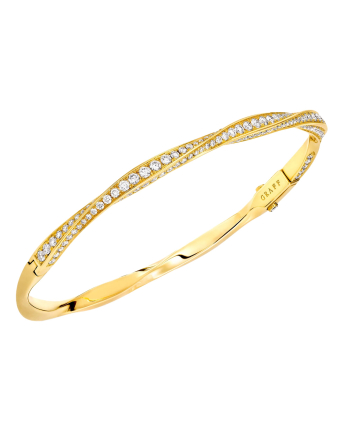 Браслет Graff Spiral Pave Diamond Bangle RGB448