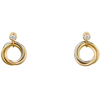 Серьги Cartier Trinity Earrings B8043200