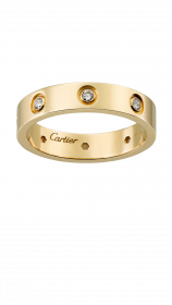 Обручальное кольцо Cartier Love Wedding Band 8 Diamonds, артикул: B4056200